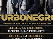 Gira española Turbonegro diciembre