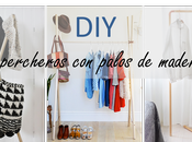 Diy: percheros cost palos madera