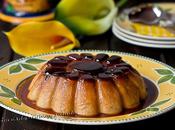 Flan galletas nueces microondas