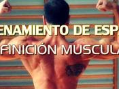 Entrenamiento espalda para definición muscular