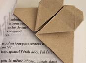Marca-páginas origami corazón sorteo Diariodeco