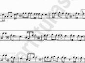 Beatles partitura para Saxofón Tenor Soprano canción famoso grupo Liverpool