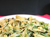 Tagliatelle sardinas estragón