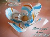 Flores wafer paper (papel arroz) pintadas