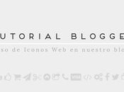 Tutorial Blogger: iconos web, Font Awesome