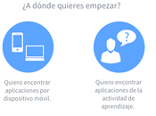 Buscador aplicaciones apps para dispositivos móviles
