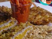 Escalope ternera rellenos calabaza