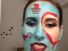 Maquillaje Halloween: Bloody Smurf