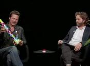 Brad Pitt visita falso programa entrevistas Zach Galifianakis