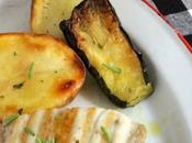 Receta corvina parrilla verduras asadas para dieta