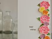 Floral card: "Best wishes"