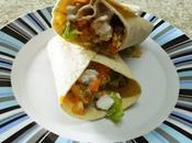 Wrap verduras pollo ajonjoli