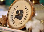 Tutorial: Numera mesas boda troncos madera