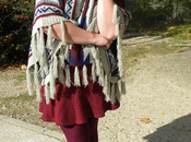 Poncho Etnic Viste Amelia Outfit