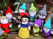 Blancanieves enanitos amigurumi