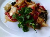 Bacalao aceitunas Baccalà alle olive
