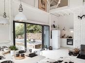Interiorismo blanco negro