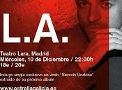 Concierto L.A. diciembre madrileño Teatro Lara