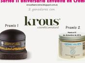 Aniversario Envuelta Crema Sorteo Krous Cosmética Natural