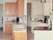 ANTES DESPUÉS: cocina madera totalmente renovada pintura