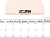 Imprimible: Calendario Diciembre 2014