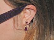 Fashion down "pendientes rubi"