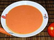 Sopa fría tomate zanahoria