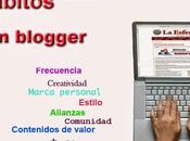 Hábitos para buen blogger