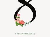 Números mesa imprimibles para boda