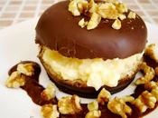 Donut relleno crema pastelera chocolate‏ taza