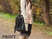 Outfit: Print rain boots