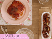 Pastel dátiles jamón serrano microondas