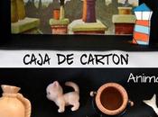 diorama gatos tejado