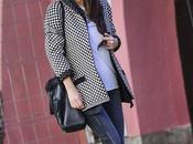 black white cardigan