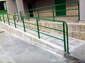 Nueva rampa acceso aula Salón Actos Colegio Sabarís Baiona