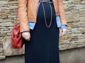 Vestido midi canalé