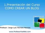 Presentación Curso COMO CREAR BLOG