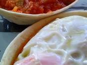 Barquitas Pisto Huevo Frito