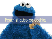 Poner aviso cookies nuestro blog