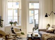 Cálido estilo nórdico textiles iluminación ambiente