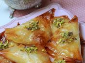 Dulces árabes pasta filo crema sémola وربات