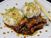 Pollo teriyaki española olla