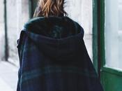 Plaid cape
