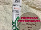Nourish organic mousturizing cream face cleanser primeras impresiones