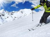 esquí, deporte invierno saludable