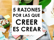 crees, estás creando