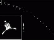 Secuencia imágenes descenso Philae sobre cometa 67/P