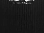 Escoba quince -abecedario poesía-, Emilio González Martínez