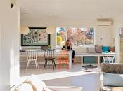 salón-comedor nórdico toques azul, verde naranja!