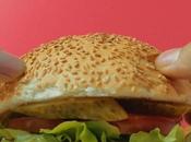 ¿Por hamburguesa como cartel? prepara comida publicidad